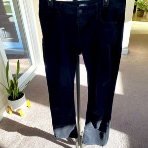EXPRESS Women’s Black Low Rise Stretch Barely Boot Jeans - Size 8R
